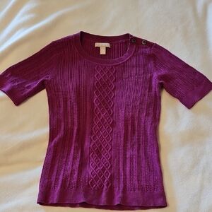 Banana Republic Burgundy Knit Sweater